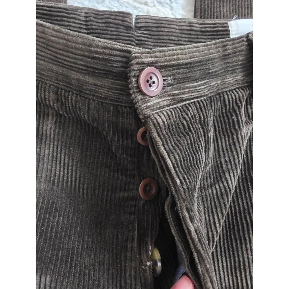 Sid Mashburn Field Pant Chocolate Corduroy 31/32 $295